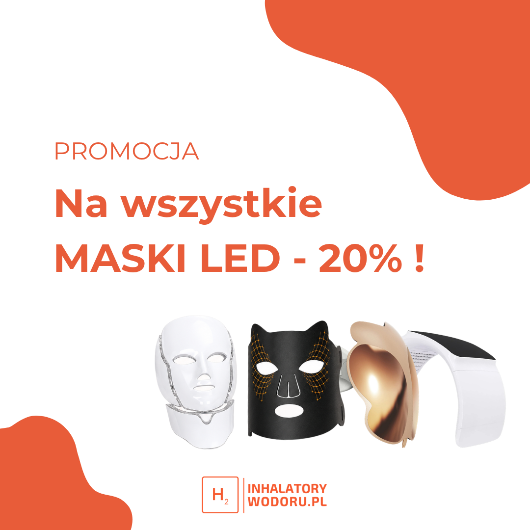 Promocja na wszystkie maski LED - 20%